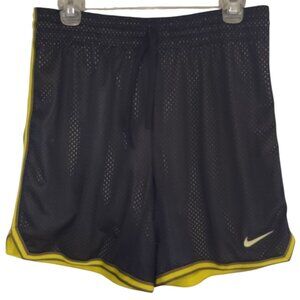 Nike Dri-Fit Navy Yellow Active Shorts Size Small